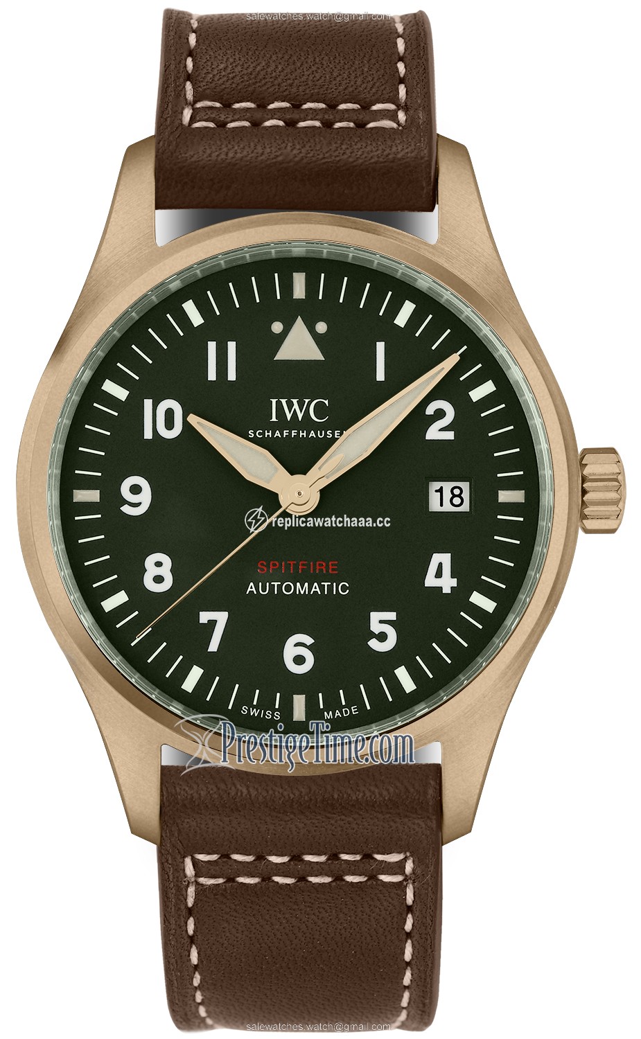 IW326802 Bronze IWC Pilot's Watch Automatic Spitfire 39mm Mens Watch IW326802 Bronze IWC Pilot's Watch Automatic Spitfire 39mm Mens Watch